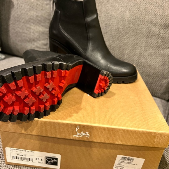 Christian Louboutin Women's Black Ankle Boots - Picture 1 of 8
